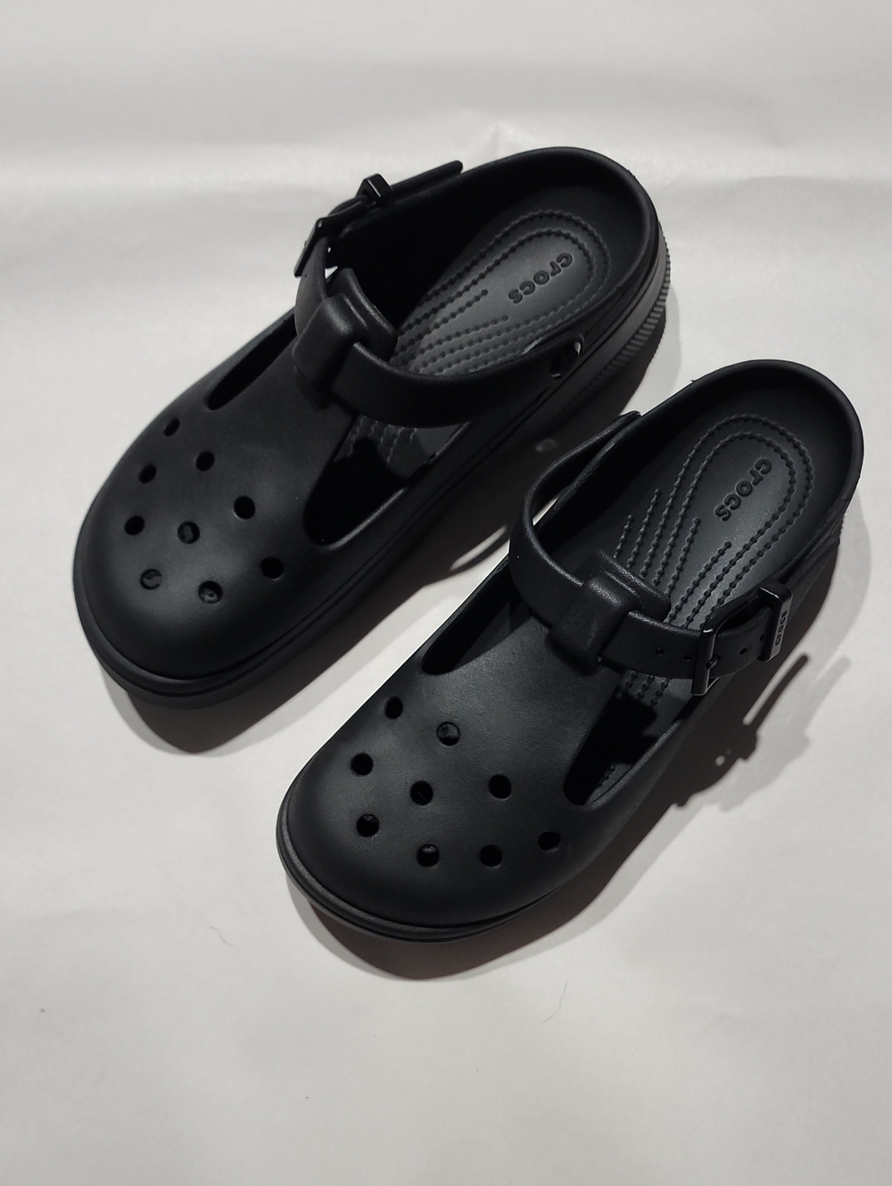Crocs Classic Black Mary Jane Clog Size Womens 9 / Men 7 - Picture 4 of 4
